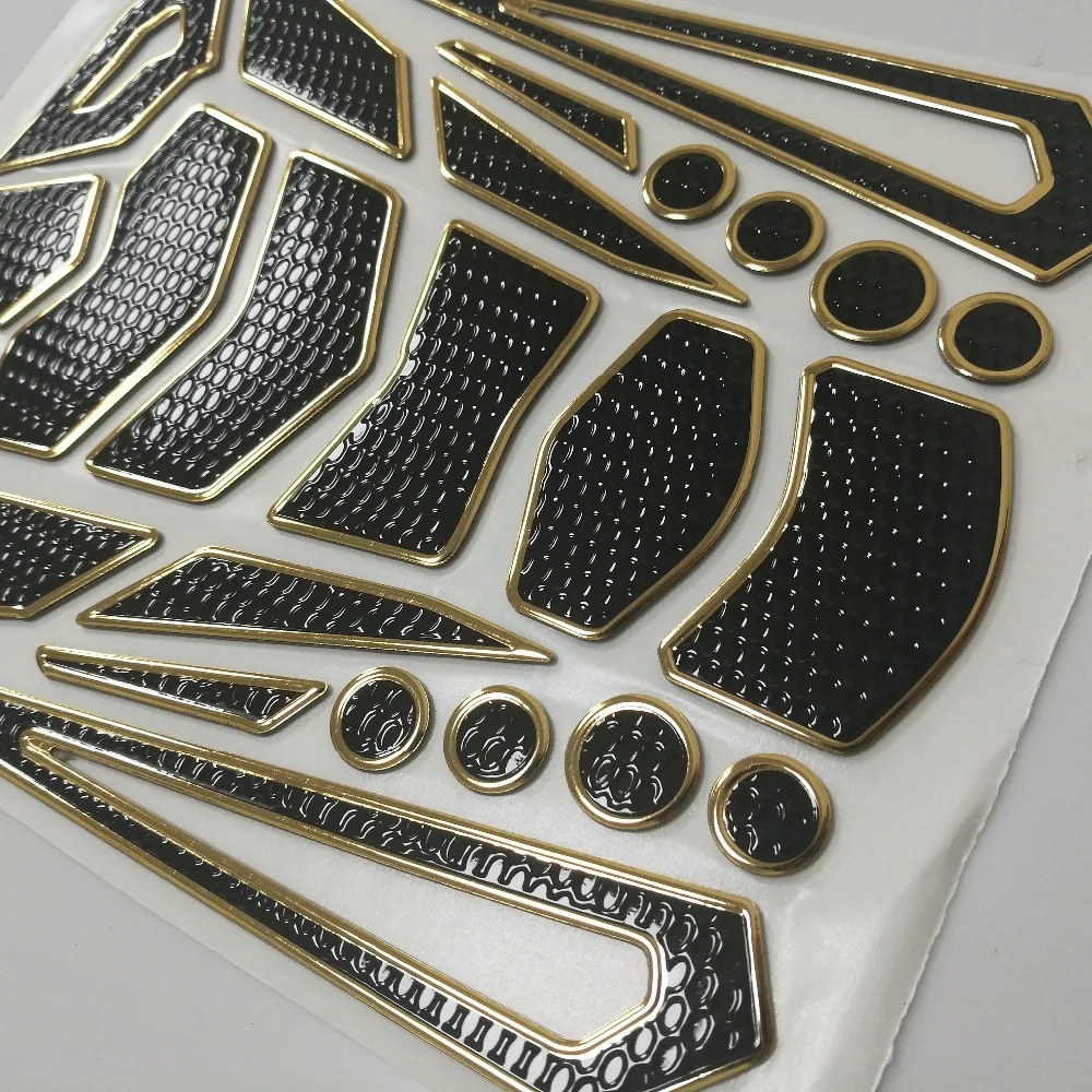 Мотоцикл Fishbone череп наклейка газ масло Топливный бак Pad Tankpad протектор подходит
