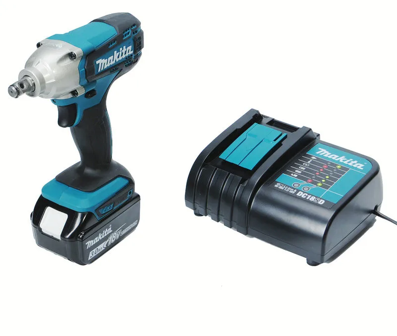 One Battery One Cha Аккумуляторный гайковерт Makita DTW190SFJ1 - Цвет: One Battery One Cha