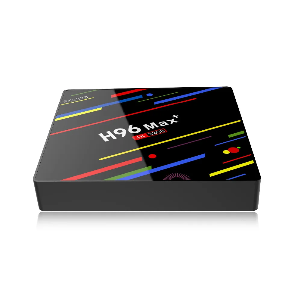 4 K арабский французский IPTV Box Google голосовой пульт дистанционного управления Android 8,1 H96 Max+ 4 Гб ram 64 ГБ rom WiFi 2,4G/5G IPTV телеприставка