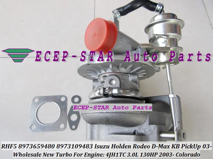 Турбонаддуватель RHF5 VB430093 8973544234 8973109483 Free Ship для ISUZU Rodeo D-MAX Pickup 03- 4JH1T 3.0L 130HP со шприцовками.