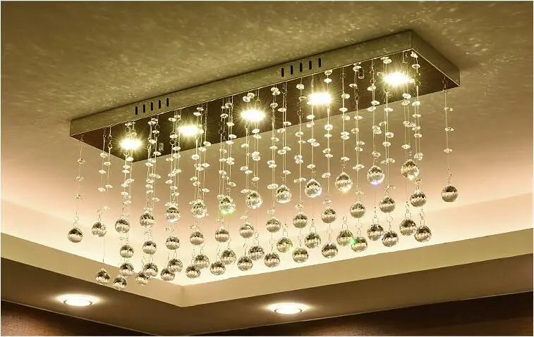 Modern crystal Ceiling Lights Lamparas De Techo lustre Luminaria Abajur Lamp Home Lighting light Avize Luminaire | Освещение
