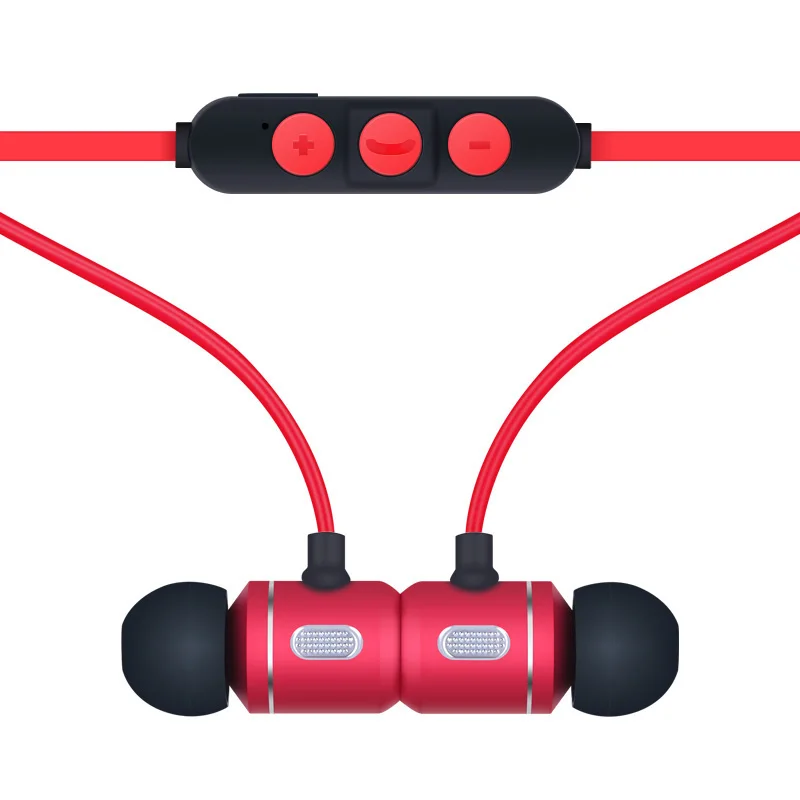 Фото A09 Спортивные Bluetooth наушники с красный/черный беспроводные стерео Hands free