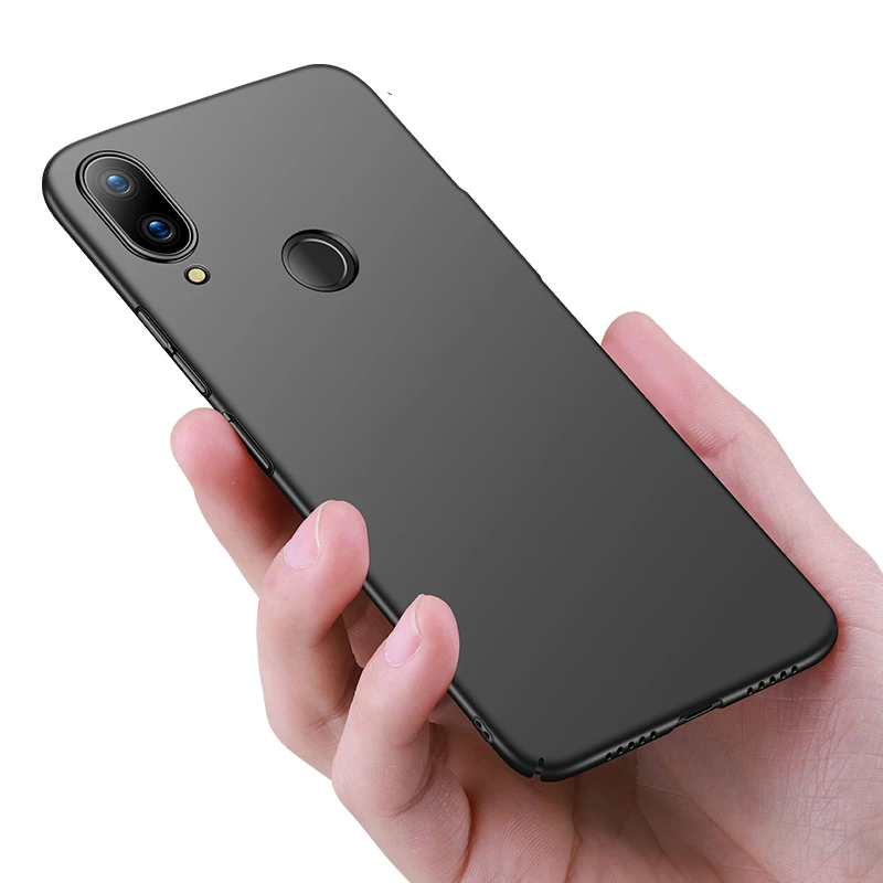 Чехол для Xiaomi Redmi Note 7 жесткая матовая задняя крышка телефона тонкий ударопрочный