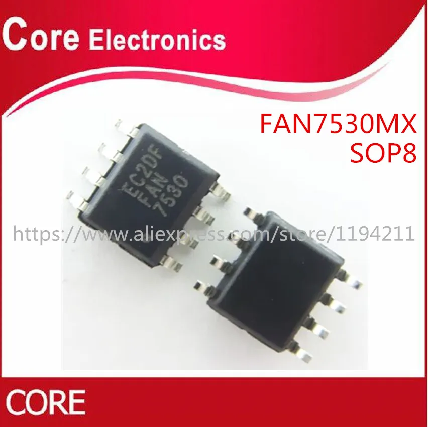 100 шт./лот FAN7530 FAN7530M 7530 fan7530mx с поверхностным монтажом чипом абсолютно