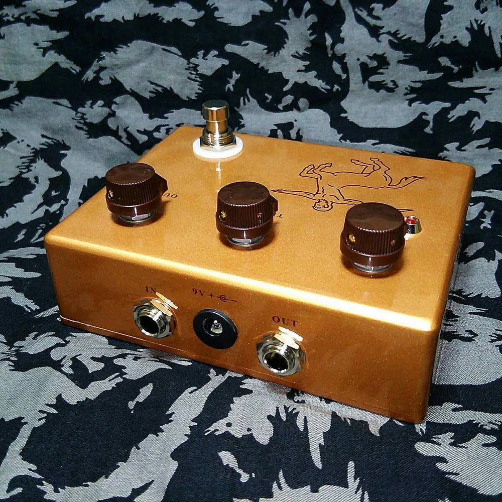 Акция ограниченного количества клон Klon Centaur золотого цвета педали Overdrive эффекты