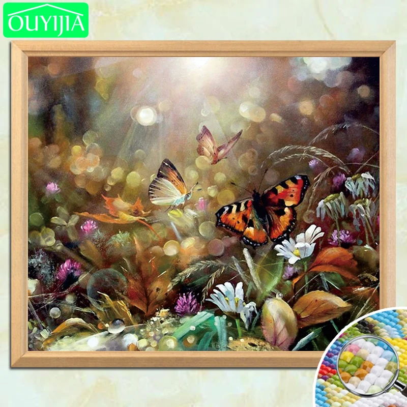 Картина для алмазной вышивки OUYIJIA 5D квадратная мозаика | Дом и сад