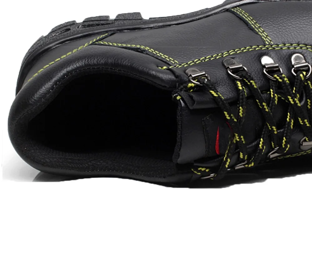 

Puncture Proof Labor Insurance Shoes 2018 Fashion Black Men Safety Shoe Steel Toe Working Shoes With Steel Toe Anti-kick