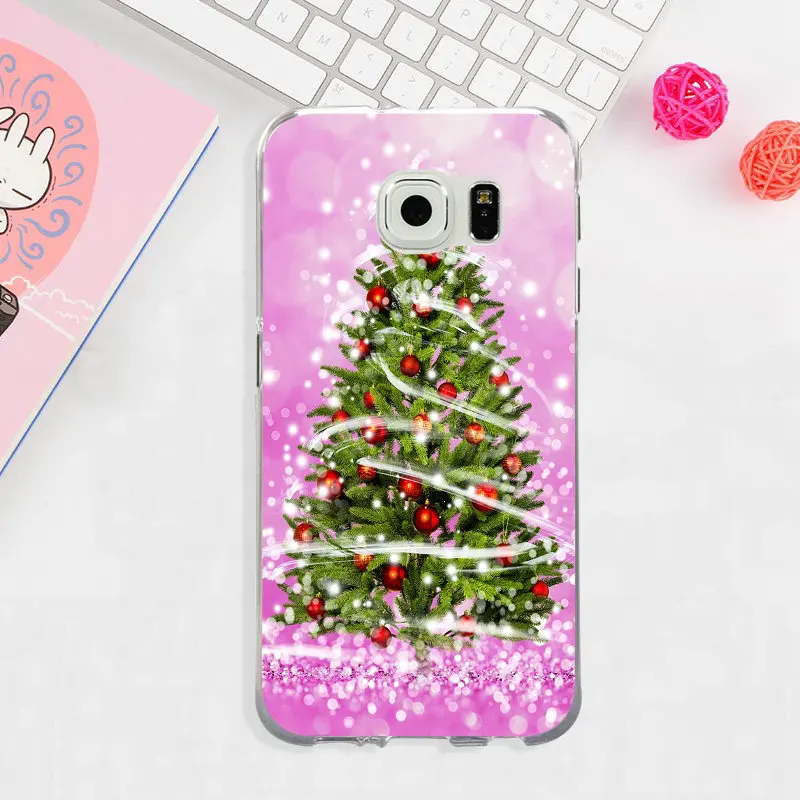 Рождественская елка мобильный мягкий чехол для телефона ТПУ кремния samsung Galaxy Note 3