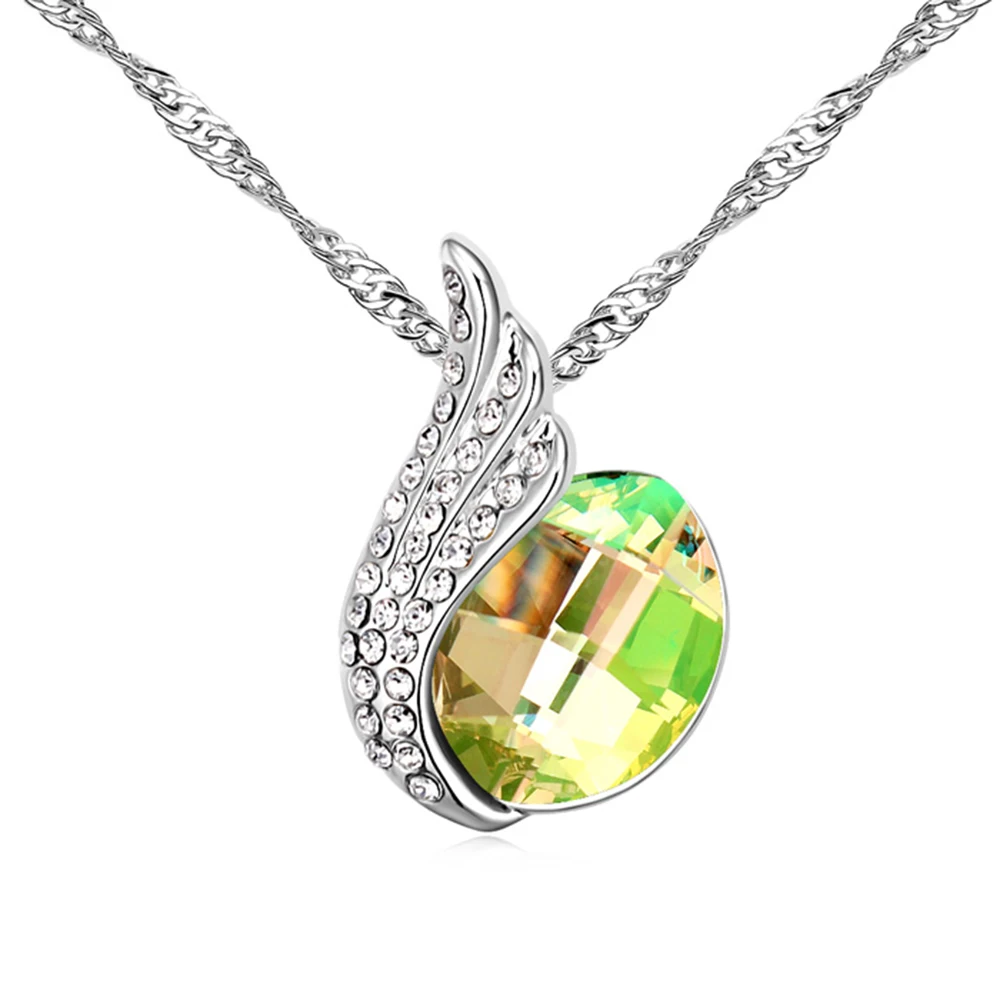 Новинка 2017 свадебные украшения Очаровательное ожерелье с подвеской в виде крыла