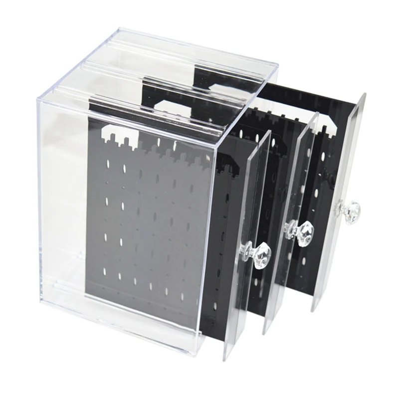 Акриловый Органайзер для ювелирных изделий ящик хранения женских ожерелий чехол