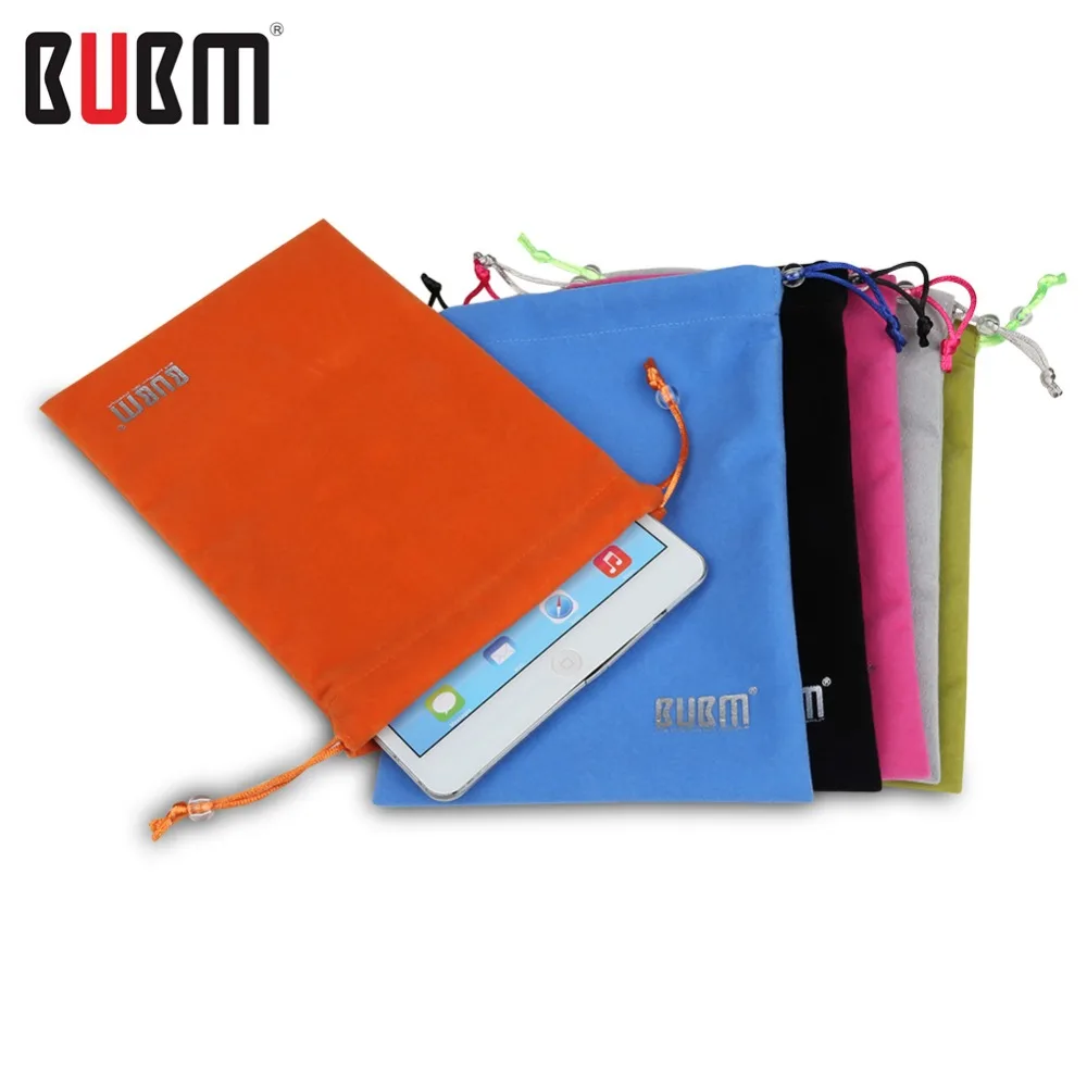 Сумка Органайзер BUBM draw string bag для хранения телефона ipad внешний аккумулятор черный