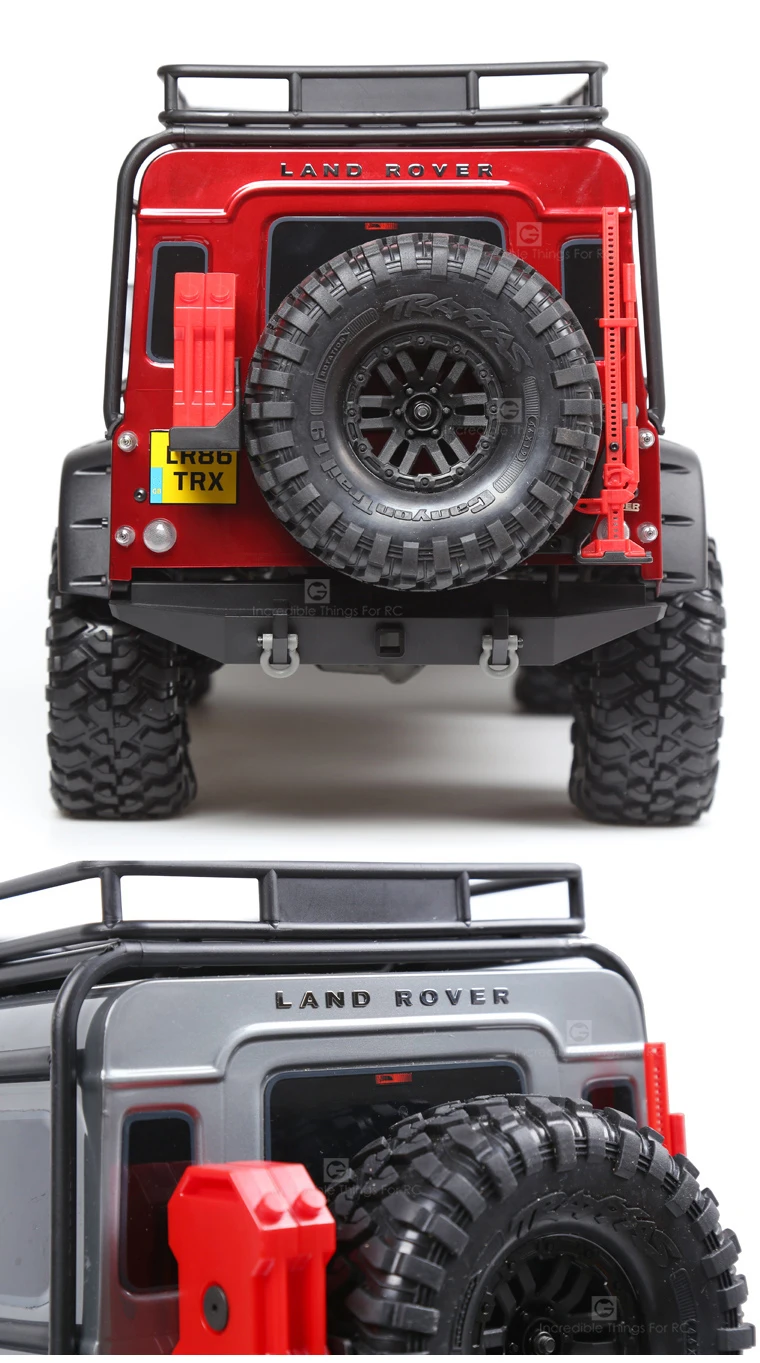 Радиоуправляемый автомобиль GRC Traxxasrc LAND ROVER DEFENDER металлический логотип автомобиля TRX4 RC4WD D90 D110 DEFENDER маркировка