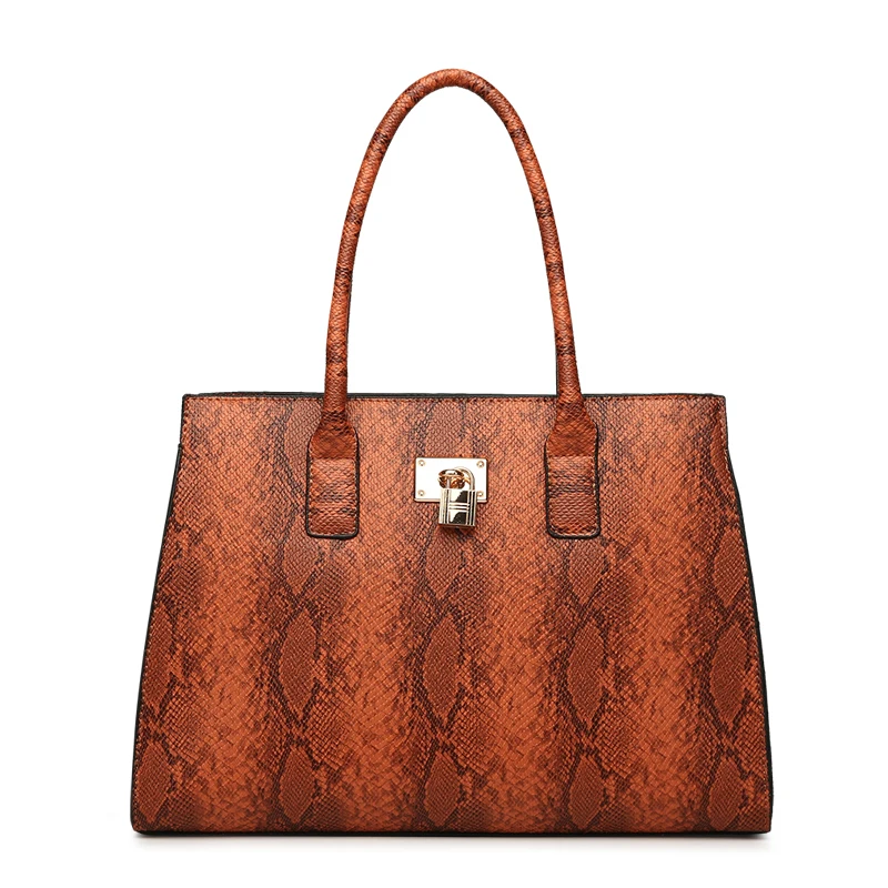 Роскошные сумочки со змеиным принтом женские сумки дизайнерская большая сумка