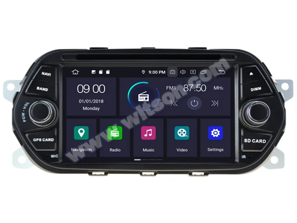 WITSON Android 9,0 Восьмиядерный 4G ram+ 64G rom автомобильный dvd-плеер gps для FIAT TIPO EGEA- Авто DVD сенсорный экран автомобильный dvd
