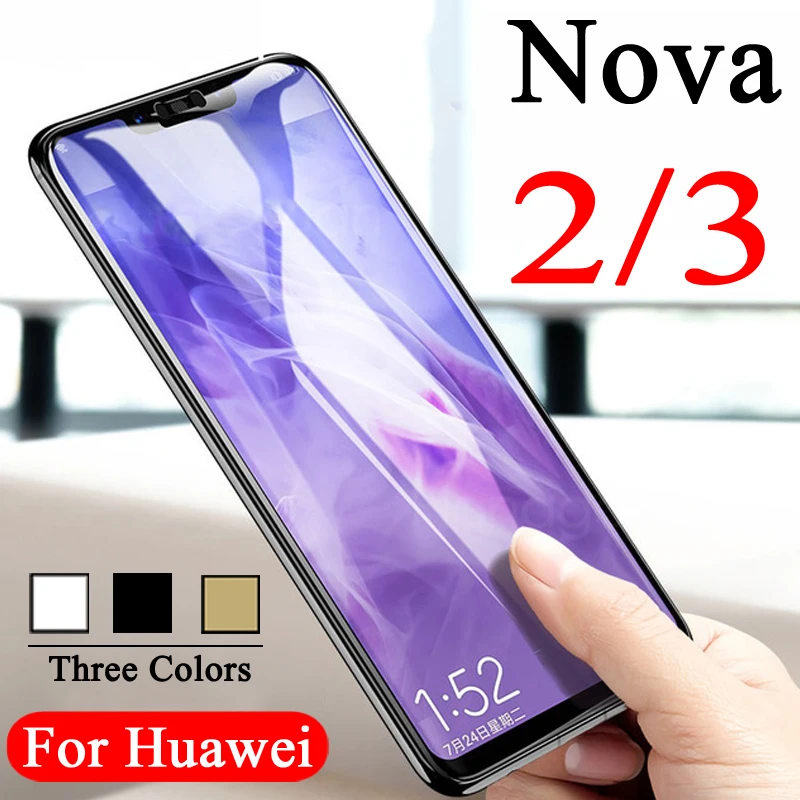 Защитное стекло для Huawei Nova 3e 3i 3 2 i e s 2i Huaweii e3 i3 i2 s2 защита экрана Huawai Huaway закаленное стекло|Защитные стёкла и