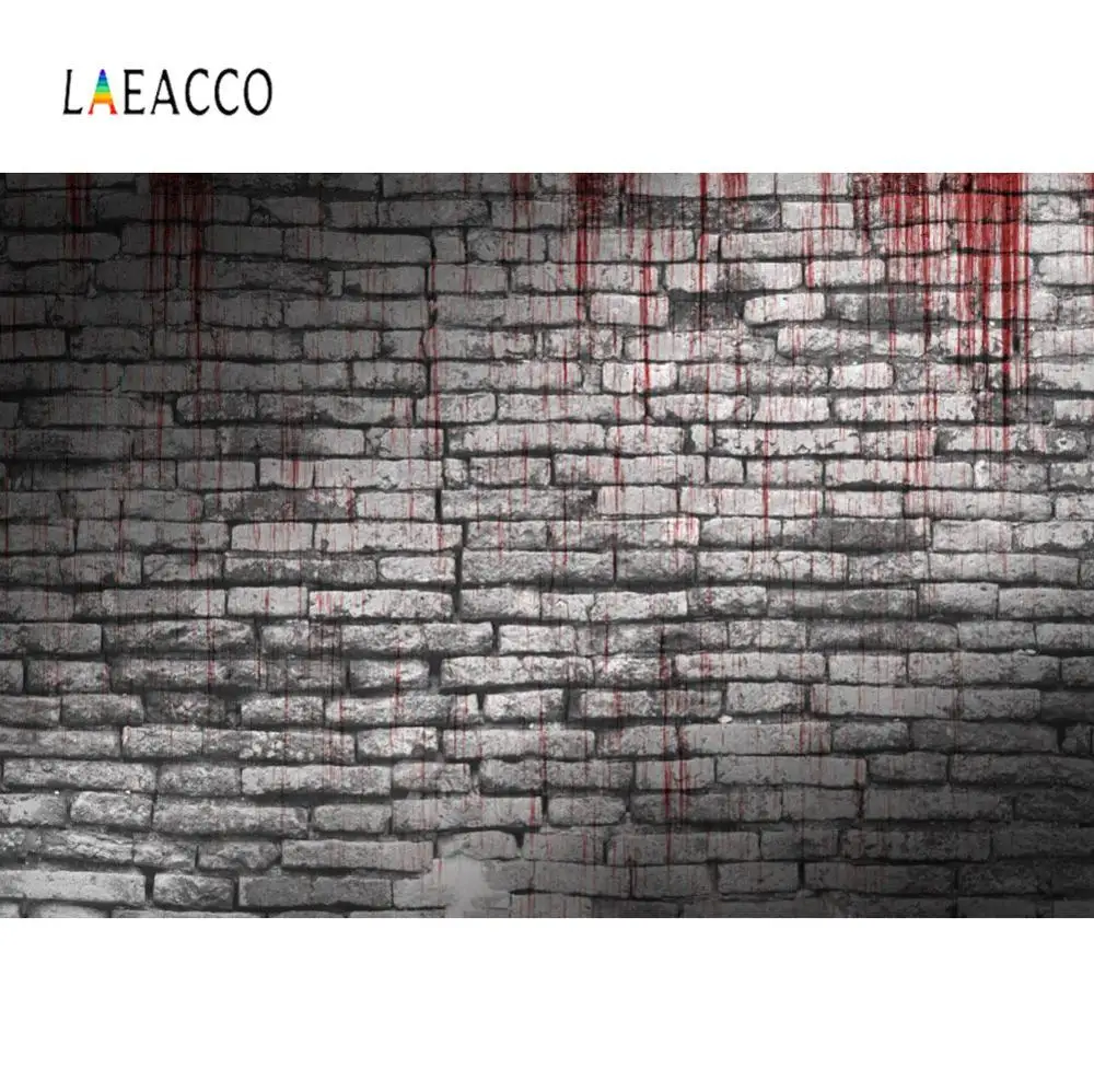 

Laeacco Old Brick Wall Gunge Pattern Wallpaper Party Decor Photo Background Photography Backdrop Photo Studio