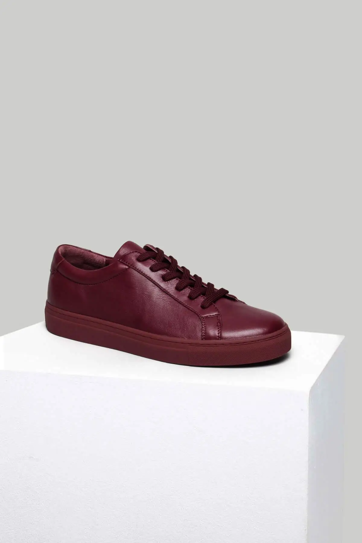 Derimod Мужская обувь из натуральной кожи бордового цвета | Обувь