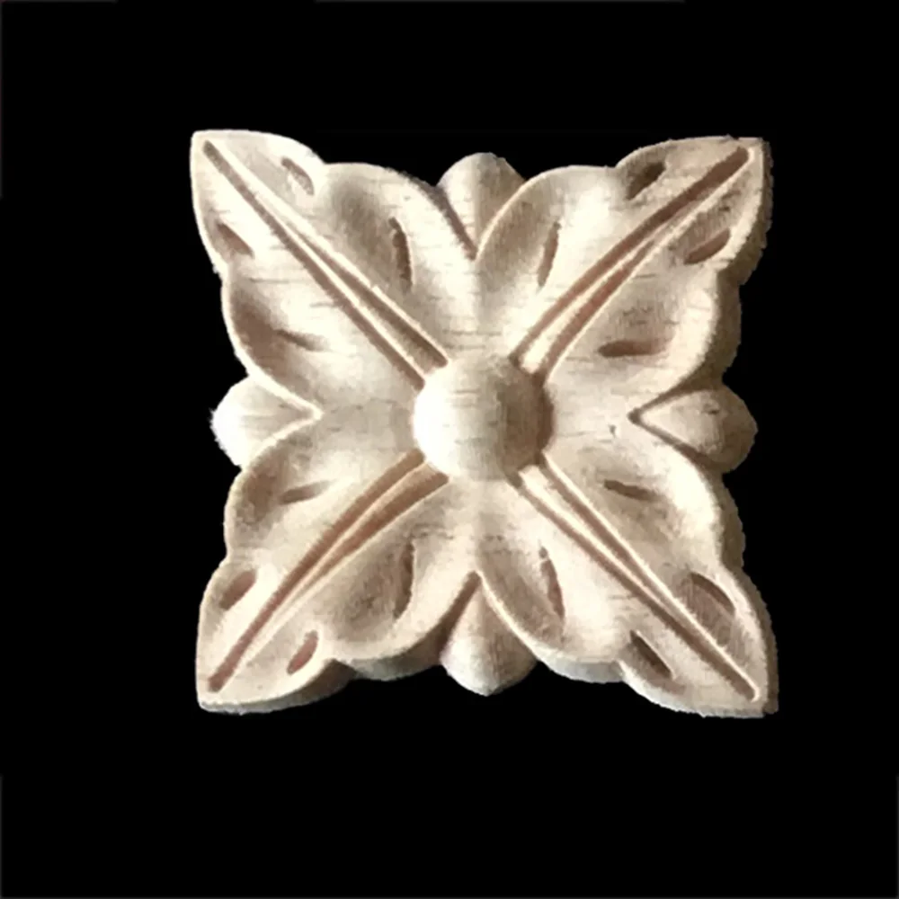 Декоративная деревянная аппликация 5 х5 см|miniature crafts|miniature accessoriesminiature wood crafts |