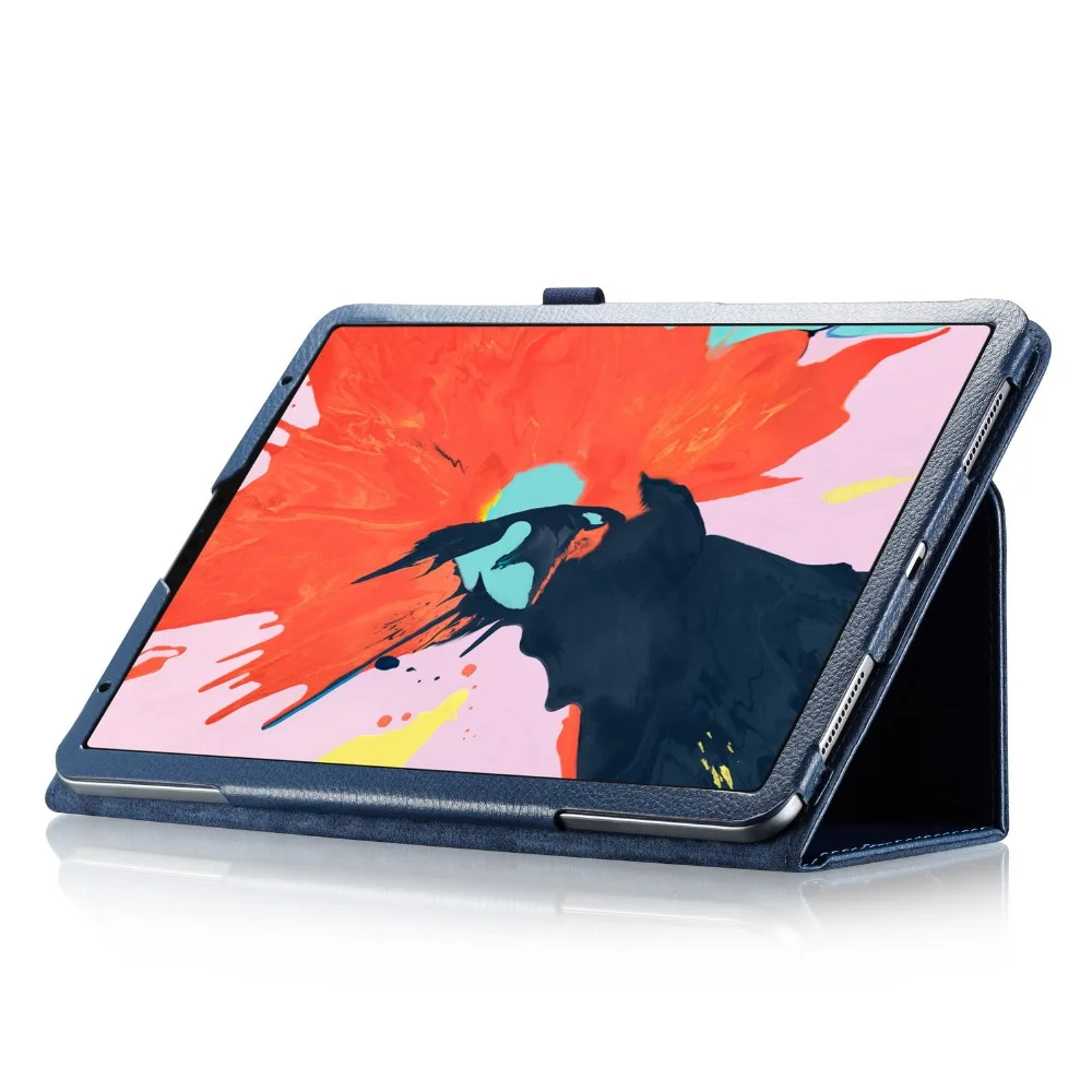 Чехол для iPad Pro 11 простая искусственная кожа умный чехол-книжка чехол нового 2018