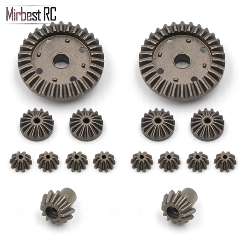 Wltoys 12428 A/B/C 12423 RC Запасные части для автомобилей, улучшенный металлический дифференциальный редуктор 12428-0091 12428-0133 редуктор 12428-0015