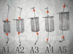 Carp fishing bait cage stainless bait cage mix 10 pcs