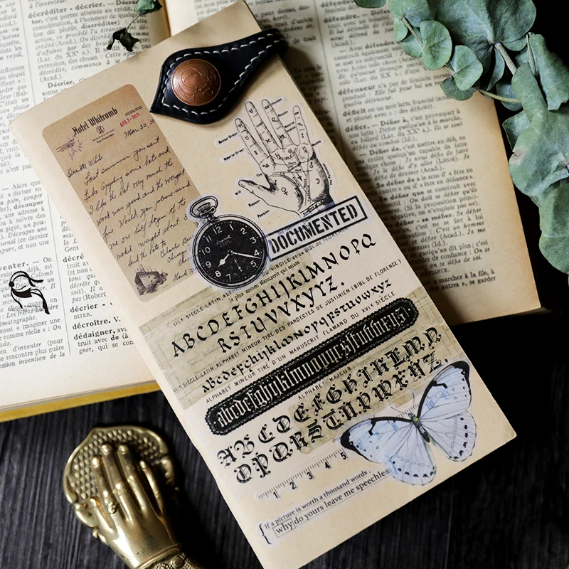Kljuyp 88 шт. Винтаж черчение вощеная бумага наклейки для Скрапбукинг Happy planner/карты/бумажник карты Высокое качество нейлоновый чехол заграничного паспорта машина для изготовления журнала проекта