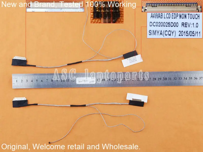 Новый оригинальный ЖК светодиодный видео гибкий кабель для Acer Aspire E5 422 473 ноутбука