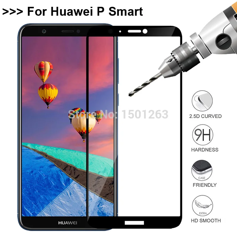 Полное покрытие закаленное Стекло для huawei Y5 Y6 Y7 Y9 Prime 2018 P20 Pro Lite Nova 3 3i Экран