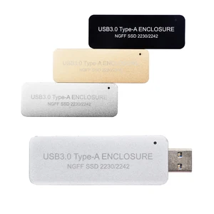 Корпус B + M key M.2 SATA SSD, USB 3,0-M2 2242, чехол для SSD, USB 3,0-NGFF B, выдвижной переключатель, мини-портативный корпус