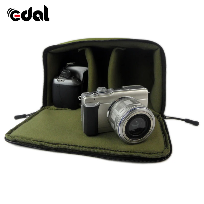 EDAL водостойкий DSLR мягкий чехол Сумка водонепроницаемая молния съемные сумки для