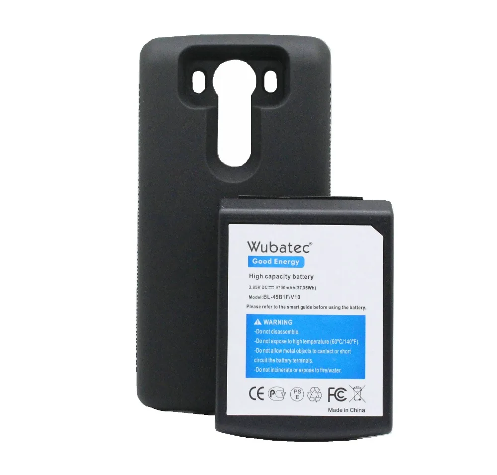 Wubatec 1x9700 мА/ч BL 45B1F на Батарея с ТПУ чехол для LG V10 BAK 110 F600 H901 VS990 H960A H968 LS992 H961N H900|Чехлы
