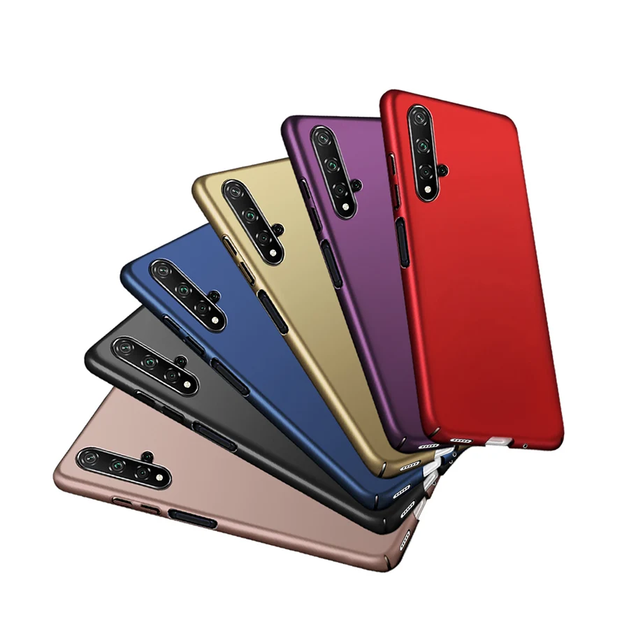 Роскошный чехол для Huawei nova 5t жесткий матовый однотонный накладка из