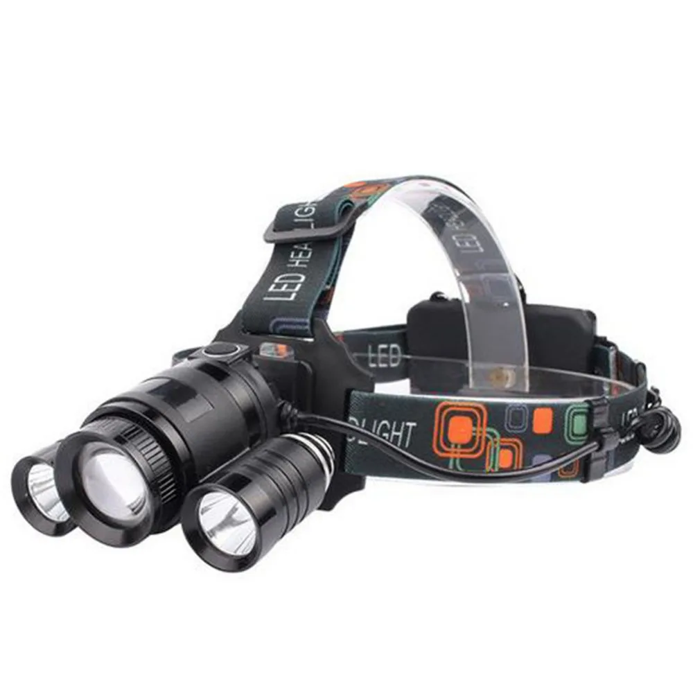 Superbright 3600LM1 * T6 + 2 LED Zoom водонепроницаемый налобный фонарь с масштабируемым