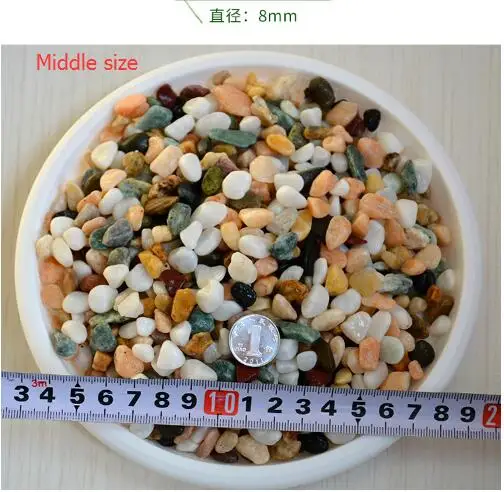 Садовая декоративная галька 200 г суккулентный камень аквариум из булыжника.