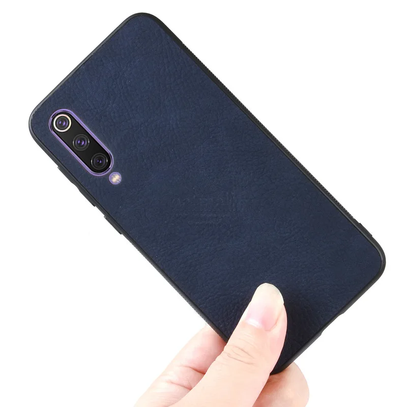 Новая модная Обложка на заднюю панель из искусственной кожи для Xiomi Xiaomi MI 9 MI9