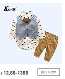 Kimocat/серая рубашка с длинными рукавами для мальчиков с полосатым воротником и брюки с комбинезоном Костюм Джентльмена