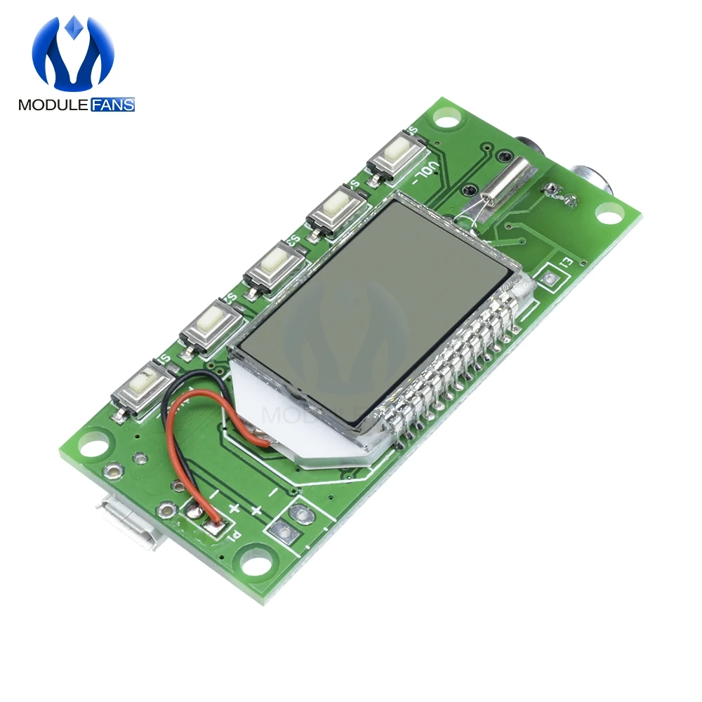 DSP PLL 87-108MHZ lcd FM Радио беспроводной микрофон стерео передатчик/модуль приемника Горячая Распродажа бренд
