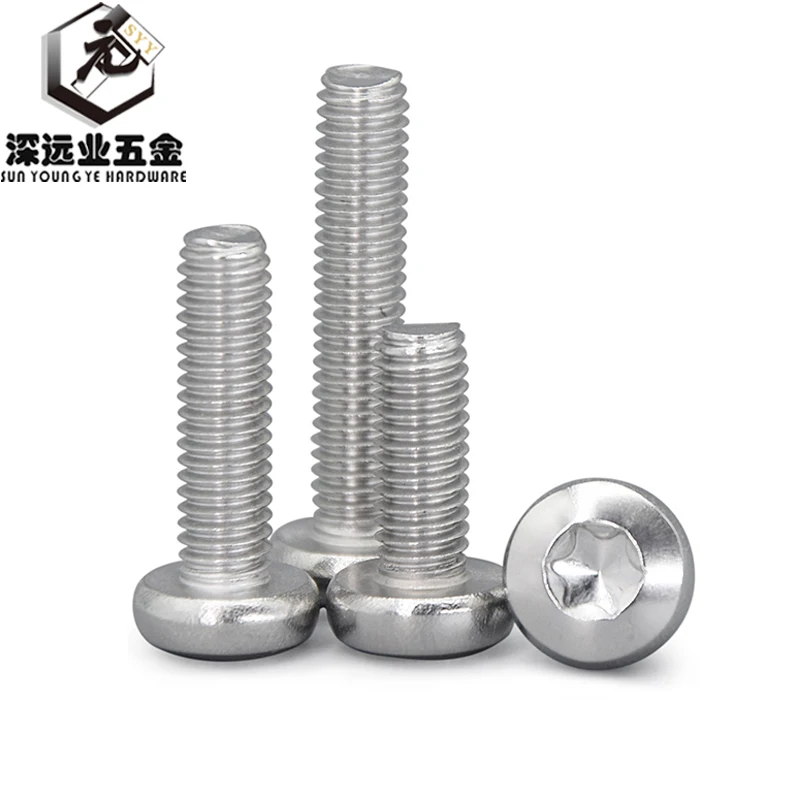 DIN7985 M4 304 нержавеющая сталь головка сковороды Torx машина безопасности винты/GB2672