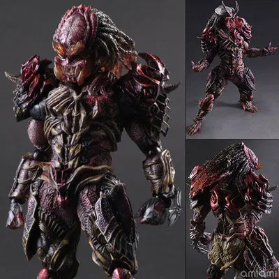 Play Arts Kai фигура хищника Alien Hunter фигурка Primevil PA 27 см ПВХ кукла игрушки детский