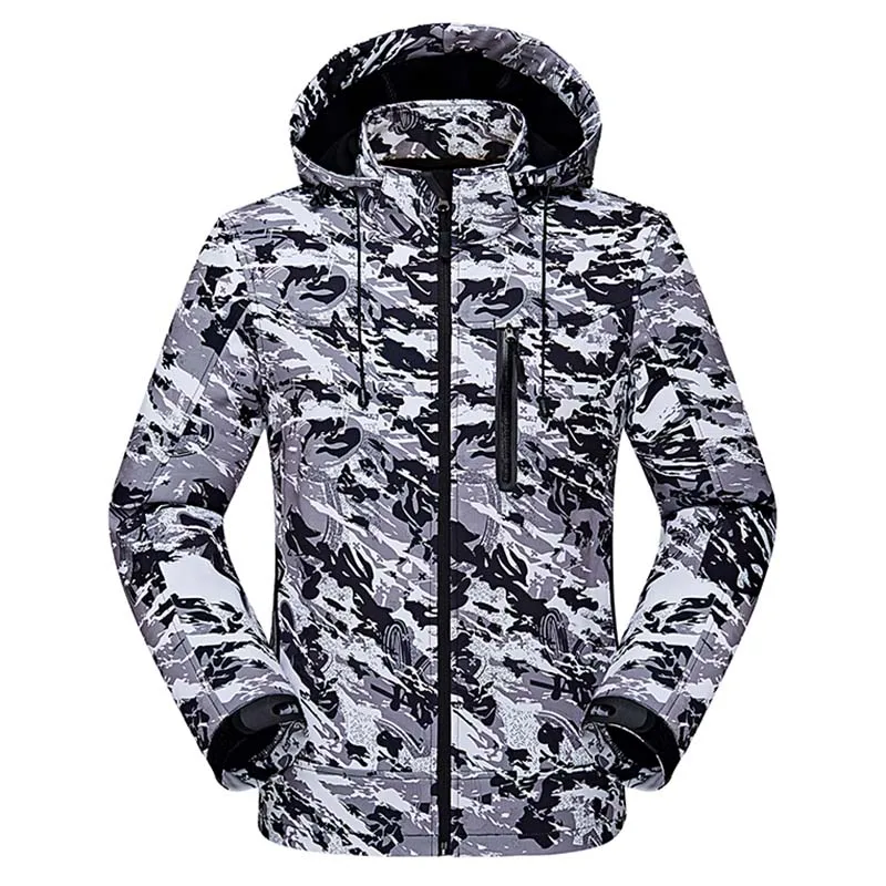 Лыжи мужские куртки зима camouфлаг водостойкая ветрозащитная Лыжная куртка