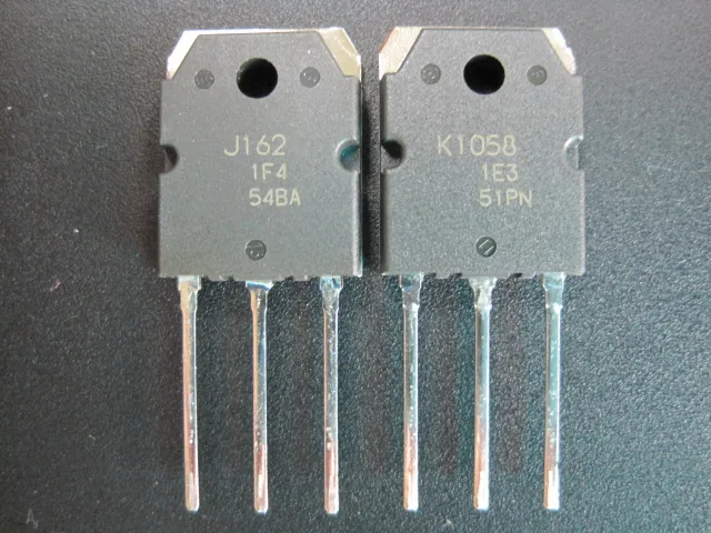 

Усилитель звука 2SK1058, 2SJ162, K1058, J162, 1 пара