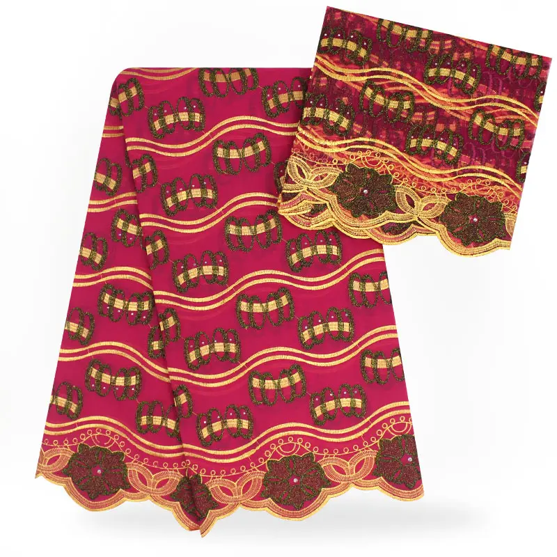 Африканский хлопковый гипюр кружевная ткань швейцарская тяжелая вышивка