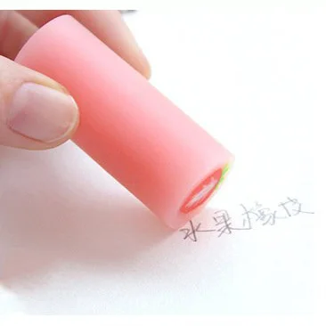 Милые мягкие ластики новинка милые с фруктами резинки для детей школьников