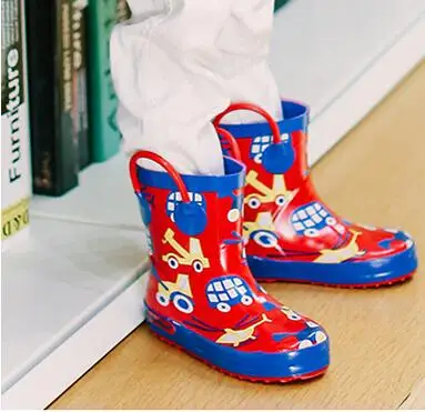 Free shipping 2018 Children's shoes Boots Boys rubber Rain boots Baby Children Boy FTW | Детская одежда и обувь