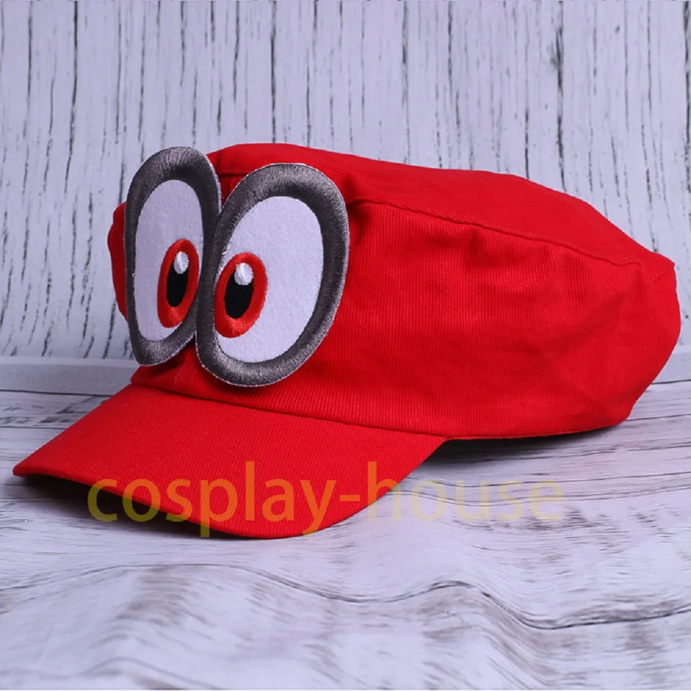 Супер Марио шляпа красный Odyssey Новинка 2017 года Кепки носимых Бейсболки для женщин