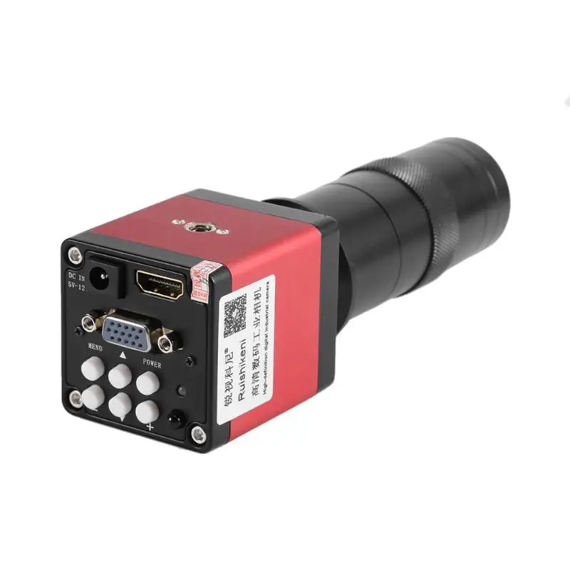 Microscope sets HD 14MP 60F/S HDMI VGA Industrial Video Camera+ 8-130X Zoom C-mount Lens +Remote Control | Инструменты