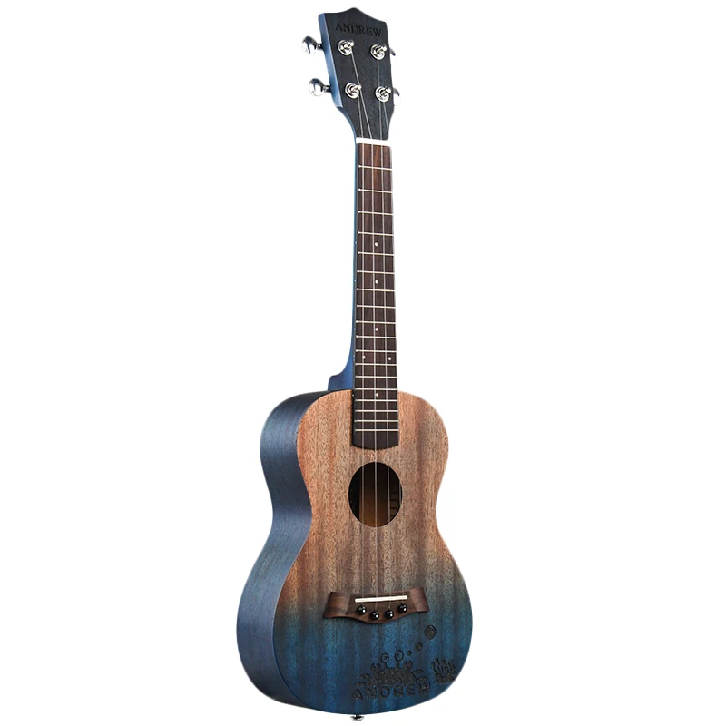 ANDREW Ukulele концертная Гавайская гитара 23 дюйма 4 струны Гавайское красное дерево Uke