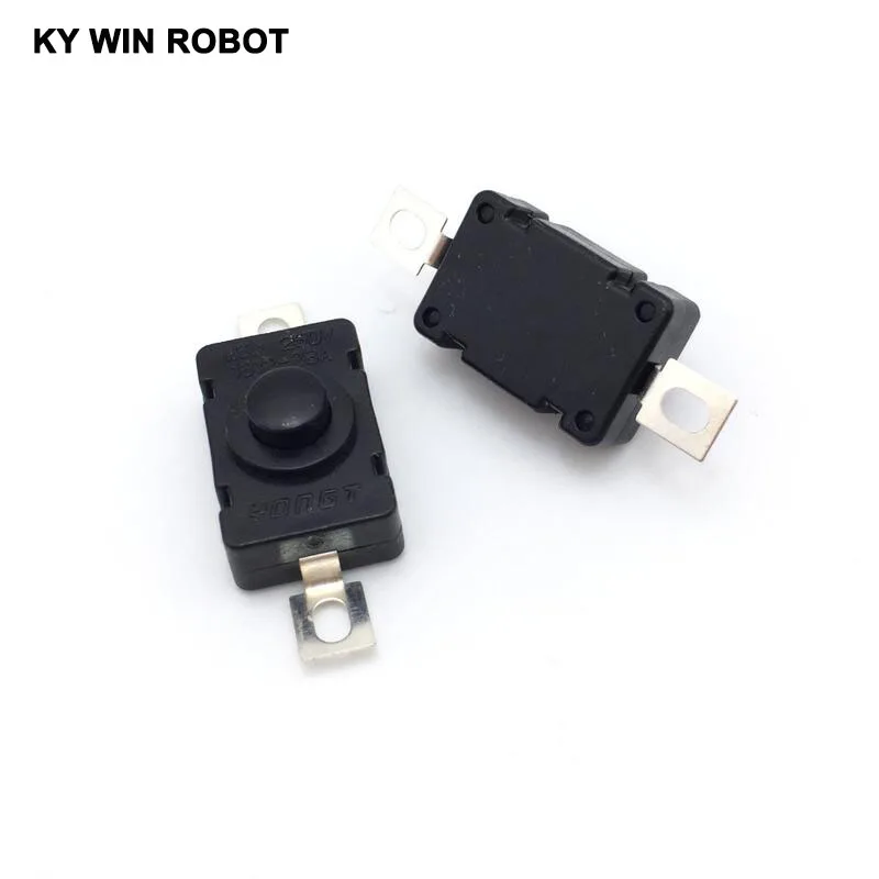 20pcs KAN-28 1.5A250V Flashlight Switches Self Locking SMD Type 18 x 12mm Push Button | Обустройство дома