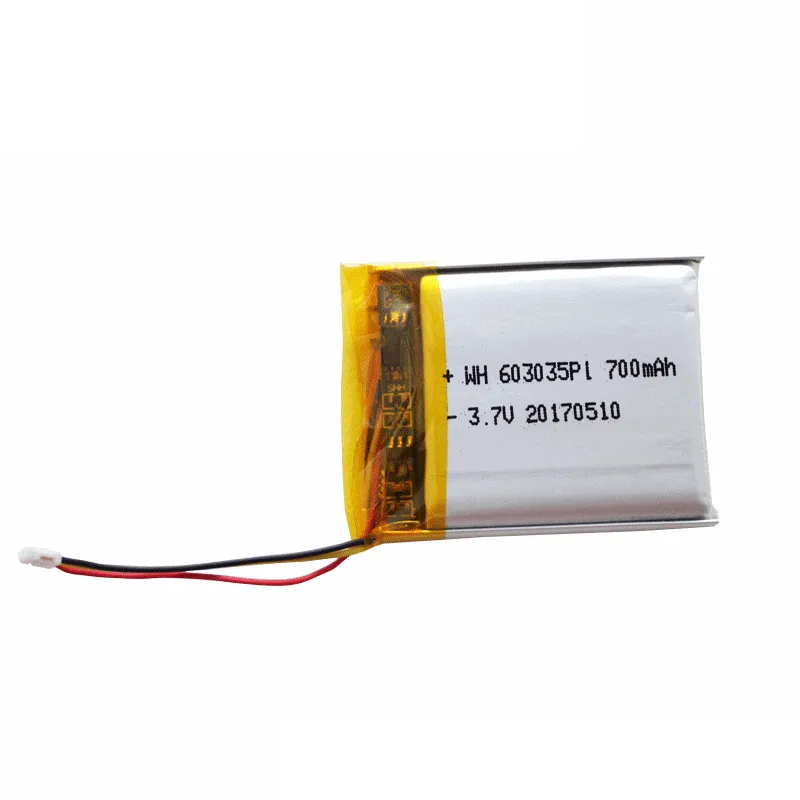 Fikida 603035 литий-полимерный аккумулятор 3 7 В 700 мАч gps MP3 MP4 динамик bluetooth камера