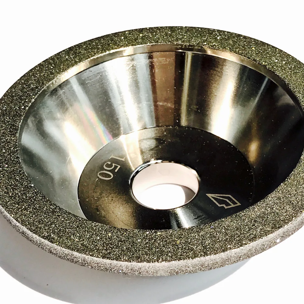 

Free shipping of 1pc high quality 80-600# 100D*10W*5U*20H*35T alloy wheel bowl diamond grinding wheel for alloy blade sharpening